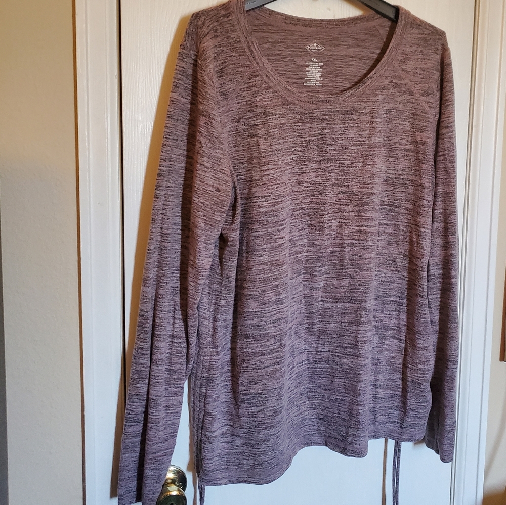 Pink and gray long sleeve